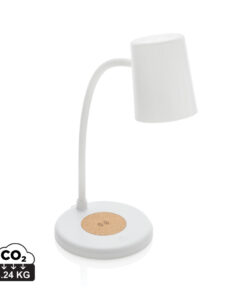 Zenara 15W Schreibtischlampe aus RCS rec. Plastik & Kork