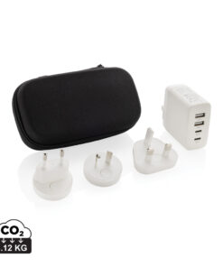 TravelCharge Pro Reiseladegerät mit USB-C aus RCS rec. ABS