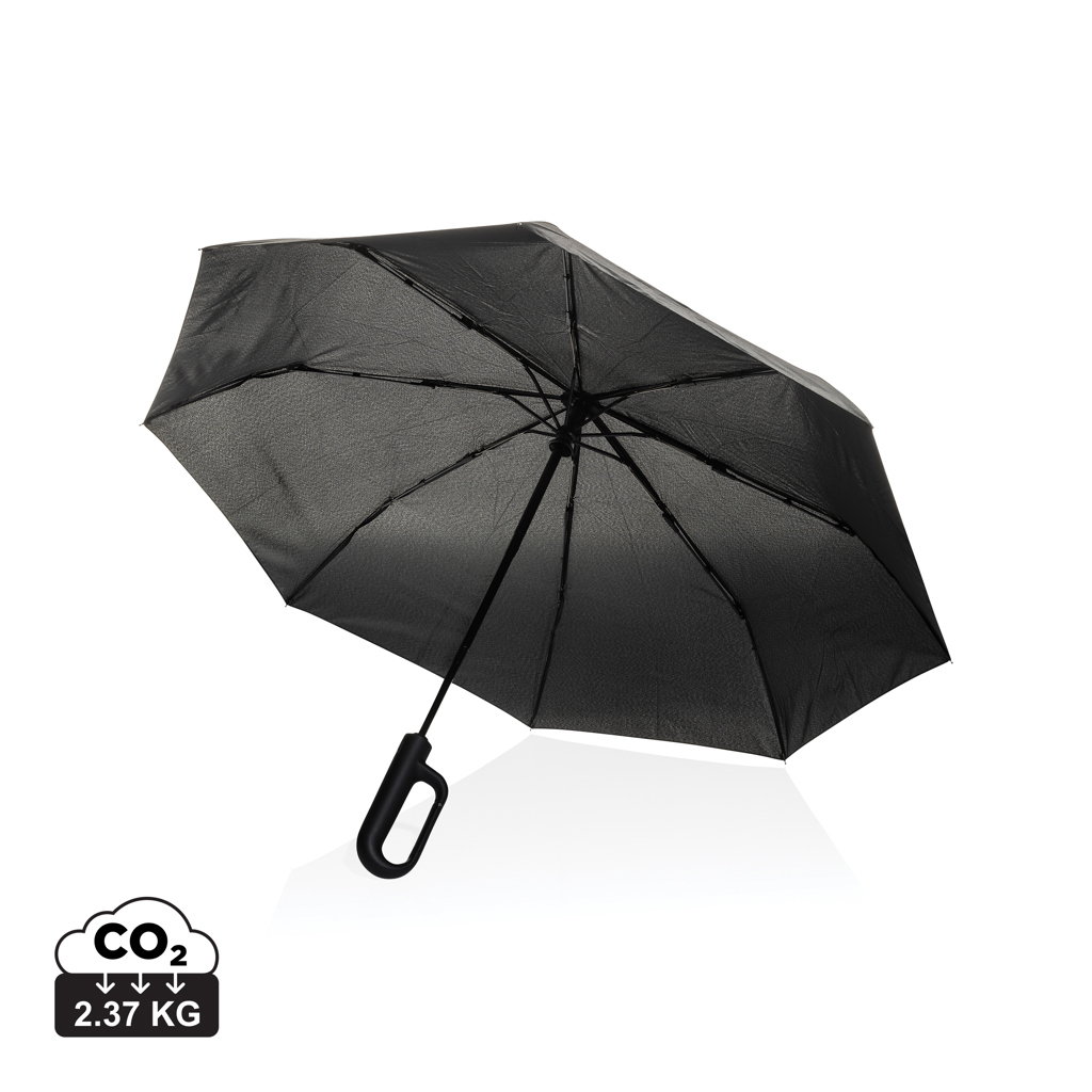 Yara 21“ AWARE™ rPET Regenschirm mit Karabiner 3 Yara 21“ AWARE™ rPET Regenschirm mit Karabiner