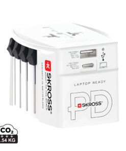 SKROSS World Travel Adapter MUV 65W PD mit USB-C-Kabel