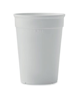 PP-Becher 250 ml AWAYCUP Weiß 5 PP-Becher 250 ml AWAYCUP Weiß – Bild 2