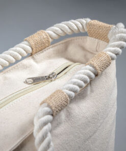 Strandtasche Canvas 280g/m² MAKENKE Beige 14 mo2805 13 open
