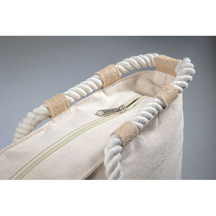 Strandtasche Canvas 280g/m² MAKENKE Beige 6 Strandtasche Canvas 280g/m² MAKENKE Beige – Bild 4