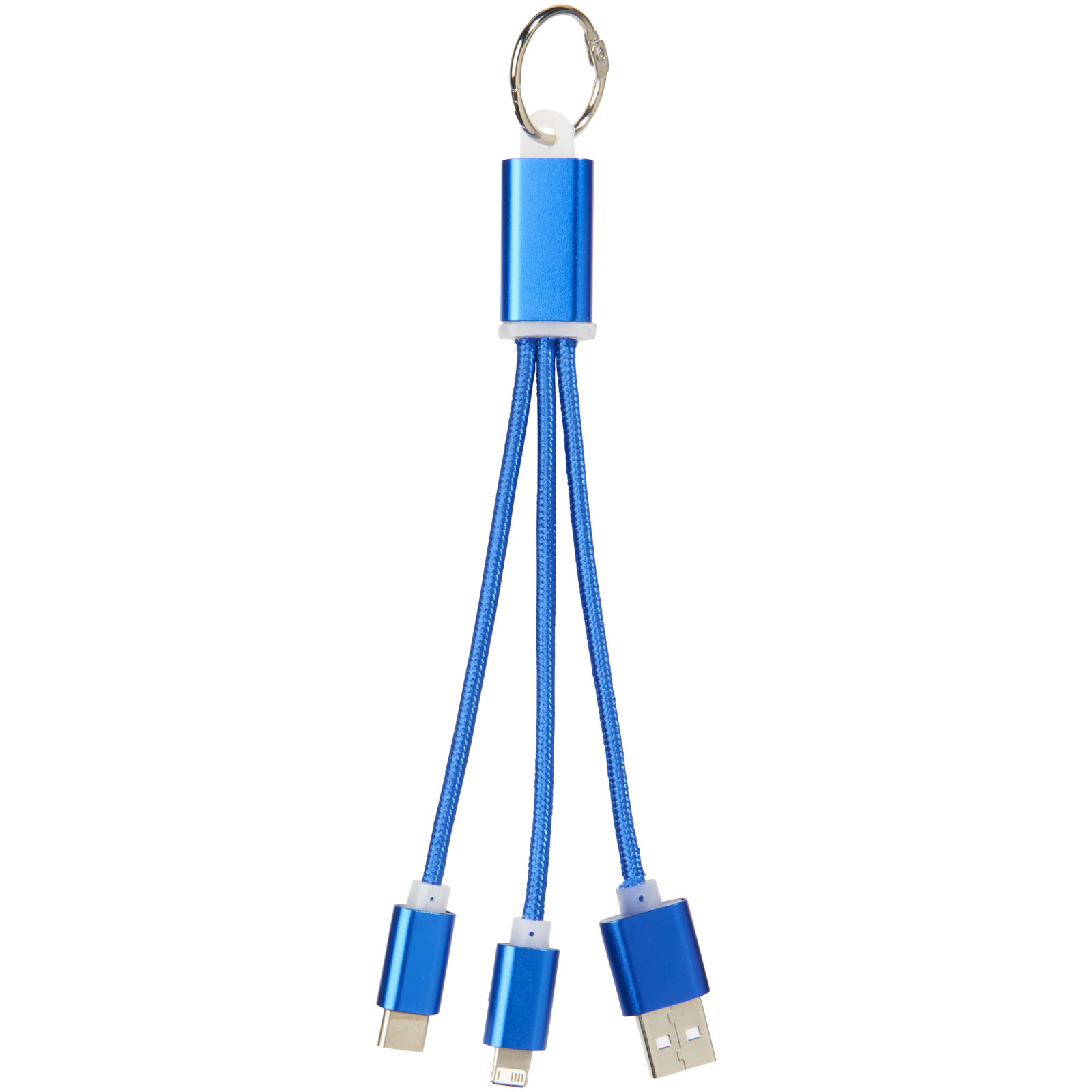 Metal 3-in-1 Ladekabel mit Schlüsselanhänger 4 Metal 3-in-1 Ladekabel mit Schlüsselanhänger – Bild 2