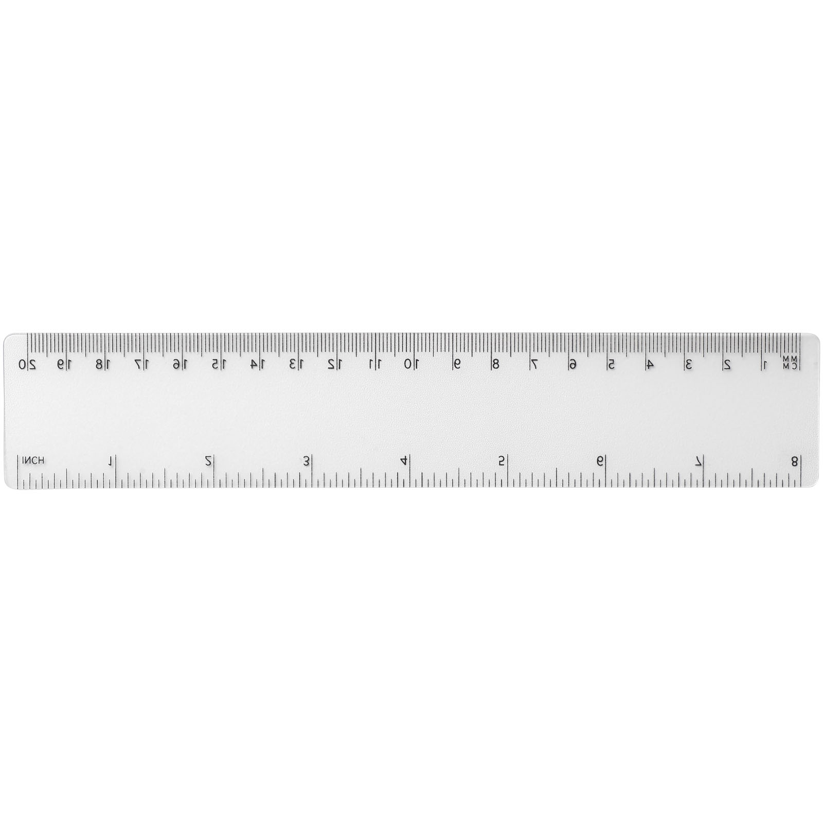 Rothko 20 cm Kunststofflineal transparent 5 Rothko 20 cm Kunststofflineal transparent – Bild 3