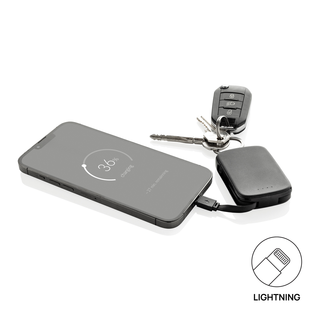 Nexo RCS Key-Chain-Powerbank 2.000mAh mit integr. Kabeln 6 Nexo RCS Key-Chain-Powerbank 2.000mAh mit integr. Kabeln – Bild 4