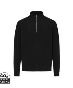 IQONIQ Elgon Quarter-Zip-Sweater aus rec. Baumwolle