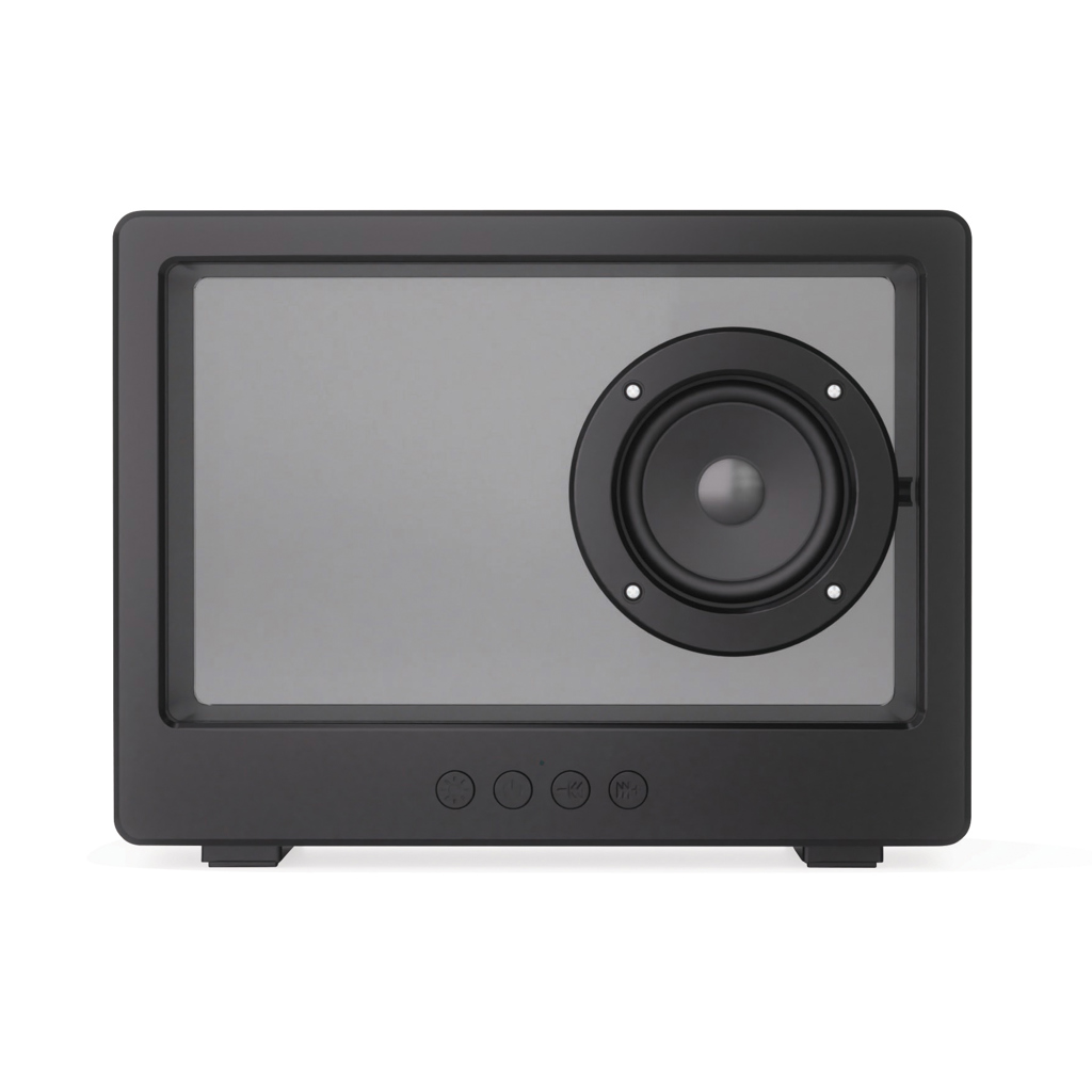 Soundclear transparenter 5W Wireless Lautsprecher 4 Soundclear transparenter 5W Wireless Lautsprecher – Bild 2