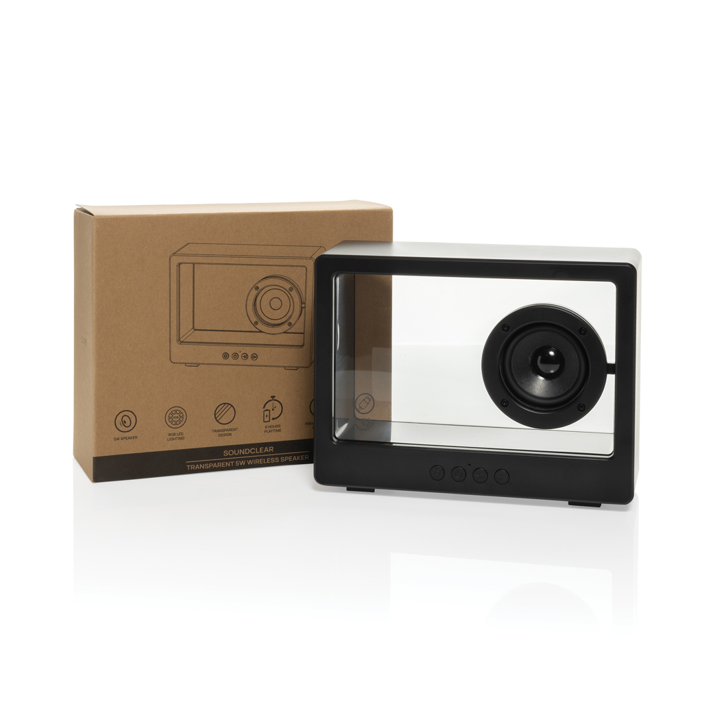 Soundclear transparenter 5W Wireless Lautsprecher 7 Soundclear transparenter 5W Wireless Lautsprecher – Bild 5