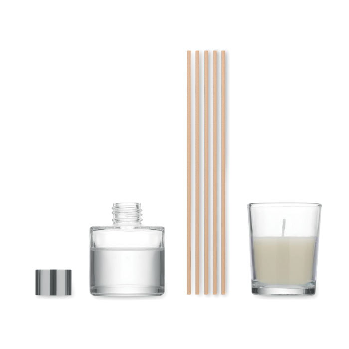 Raumduft & Kerzen Set GINGLE Beige 6 Raumduft & Kerzen Set GINGLE Beige – Bild 4