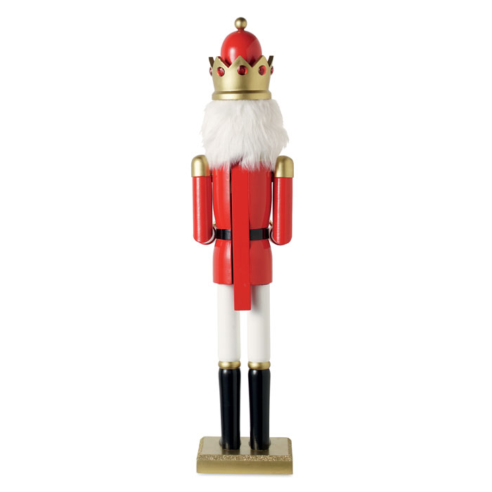 Große Nussknacker-Figur SUPER JOLY Rot 6 Große Nussknacker-Figur SUPER JOLY Rot – Bild 4