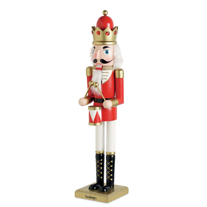 Große Nussknacker-Figur SUPER JOLY Rot 7 Große Nussknacker-Figur SUPER JOLY Rot – Bild 5