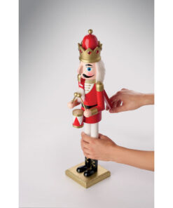 Große Nussknacker-Figur SUPER JOLY Rot 10 Große Nussknacker-Figur SUPER JOLY Rot – Bild 3