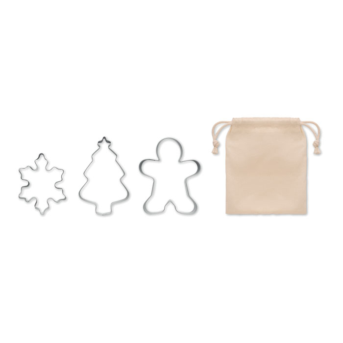 Ausstecher-Set COOKIES Beige 4 Ausstecher-Set COOKIES Beige – Bild 2