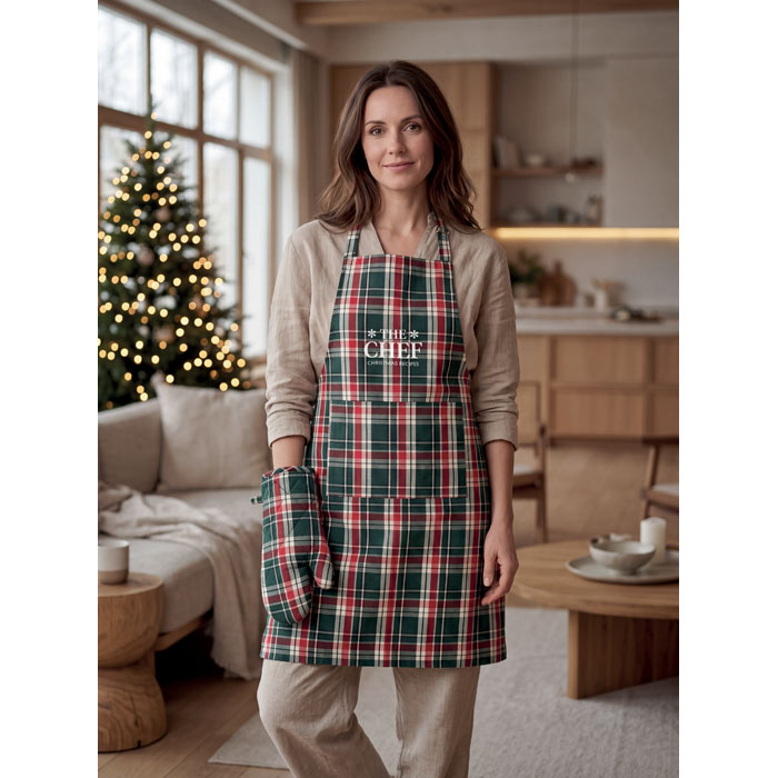Küchen-Set Baumwolle SANTAPRON Multicolour 9 Küchen-Set Baumwolle SANTAPRON Multicolour – Bild 7