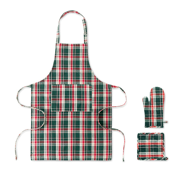 Küchen-Set Baumwolle SANTAPRON Multicolour 3 Küchen-Set Baumwolle