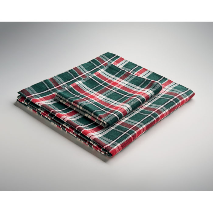Tischtuch-Set Baumwolle SANTABLE Multicolour 6 Tischtuch-Set Baumwolle SANTABLE Multicolour – Bild 4