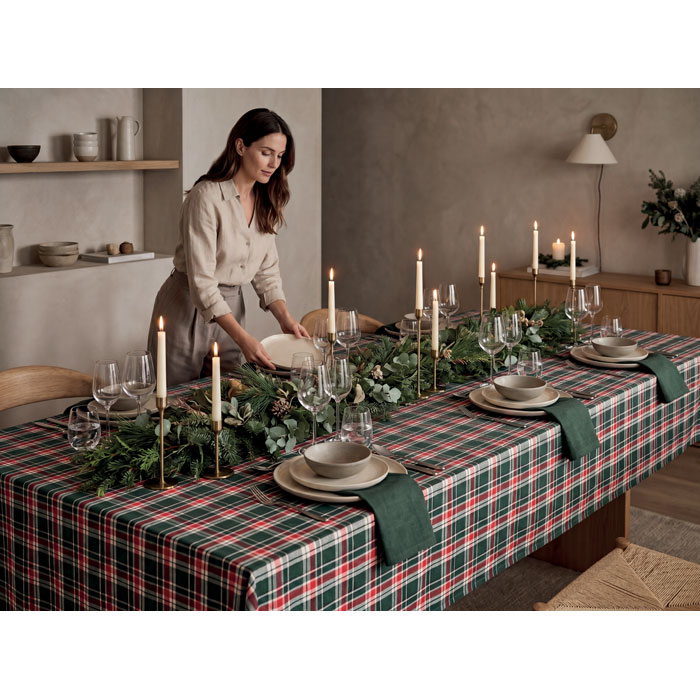 Tischtuch-Set Baumwolle SANTABLE Multicolour 9 Tischtuch-Set Baumwolle SANTABLE Multicolour – Bild 7