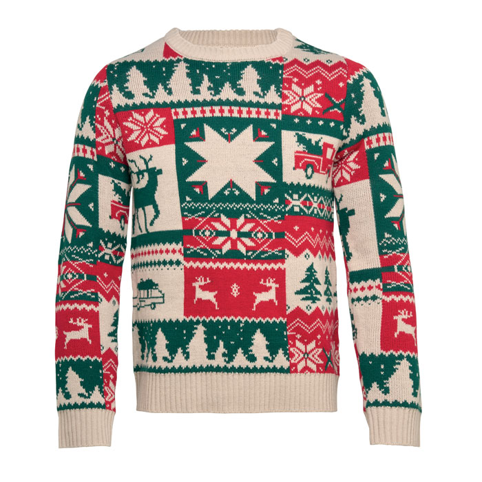 Weihnachtspullover S-M SHIMIS Beige 3 Weihnachtspullover S-M