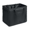 Faltbarer RPET-Organizer FORM Schwarz 2 Faltbarer RPET-Organizer