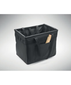 Faltbarer RPET-Organizer FORM Schwarz 11 Faltbarer RPET-Organizer FORM Schwarz – Bild 4
