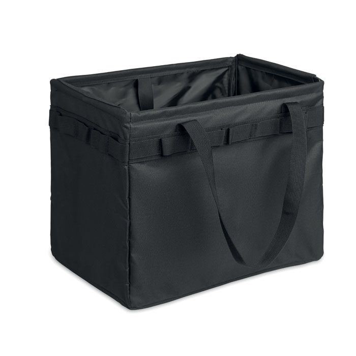 Faltbarer RPET-Organizer FORM Schwarz 5 Faltbarer RPET-Organizer FORM Schwarz – Bild 3