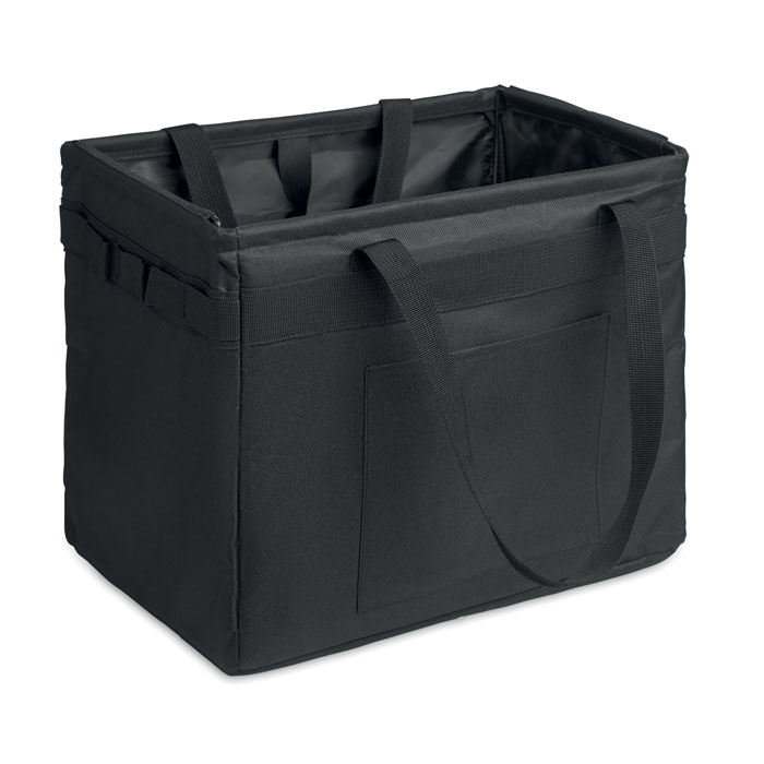 Faltbarer RPET-Organizer FORM Schwarz 3 Faltbarer RPET-Organizer