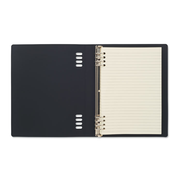 DIN A5 PU-Notizbuch SPIRABLE Schwarz 4 DIN A5 PU-Notizbuch SPIRABLE Schwarz – Bild 2