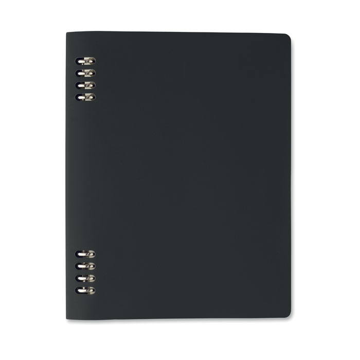 DIN A5 PU-Notizbuch SPIRABLE Schwarz 7 DIN A5 PU-Notizbuch SPIRABLE Schwarz – Bild 5