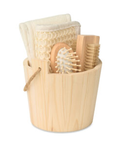 Alternative view of Bade-Set SELFCARE Holz