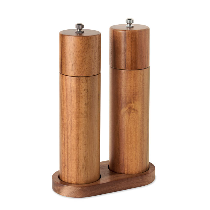 Salz- und Pfeffermühlen-Set TUCCO SET Holz 3 Salz- und Pfeffermühlen-Set