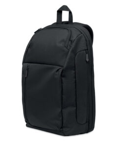 15" RPET Laptop-Rucksack 15L DOHA Schwarz – Bild 2