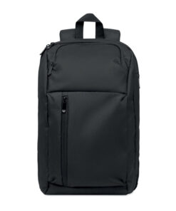 15" RPET Laptop-Rucksack 15L DOHA Schwarz – Bild 4