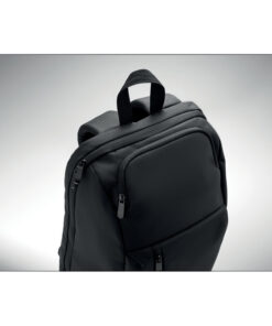 15" RPET Laptop-Rucksack 15L DOHA Schwarz – Bild 3