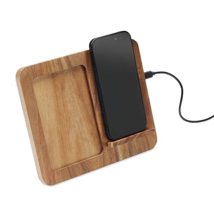 Ladestation & Bilderrahmen FINWOOD Holz 4 Ladestation & Bilderrahmen FINWOOD Holz – Bild 2