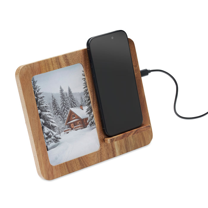 Ladestation & Bilderrahmen FINWOOD Holz 11 Ladestation & Bilderrahmen FINWOOD Holz – Bild 9