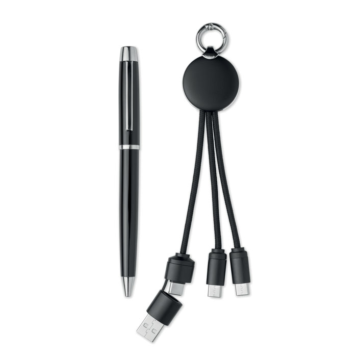 Geschenkset 2-teilig INTWOS Schwarz 4 Geschenkset 2-teilig INTWOS Schwarz – Bild 2