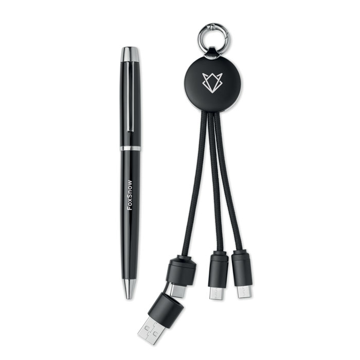 Geschenkset 2-teilig INTWOS Schwarz 8 Geschenkset 2-teilig INTWOS Schwarz – Bild 6