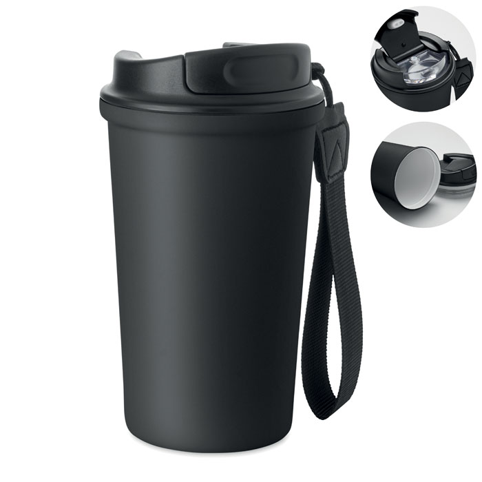 Becher recy. Edelstahl 400ml NAKANO 3 Becher recy. Edelstahl 400ml