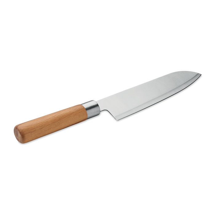Kochmesser mit Buchenholz SLICE Silber 4 Kochmesser mit Buchenholz SLICE Silber – Bild 2