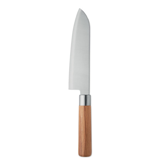 Kochmesser mit Buchenholz SLICE Silber 3 Kochmesser mit Buchenholz