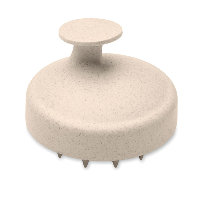 Kopfhaut-Massagebürste MASSAGE Beige 4 Kopfhaut-Massagebürste MASSAGE Beige – Bild 2