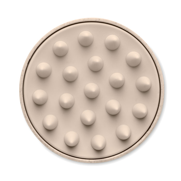 Kopfhaut-Massagebürste MASSAGE Beige 7 Kopfhaut-Massagebürste MASSAGE Beige – Bild 5