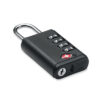 4-stelliges TSA Zahlenschloss LOCK Schwarz 2 4-stelliges TSA Zahlenschloss