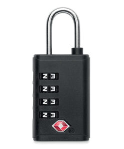 4-stelliges TSA Zahlenschloss LOCK Schwarz – Bild 4