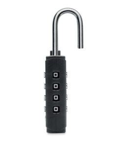 4-stelliges TSA Zahlenschloss LOCK Schwarz – Bild 5