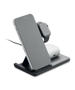 Faltbares 3in1 Ladegerät 15W DOCK3 Schwarz 12 Faltbares 3in1 Ladegerät 15W DOCK3 Schwarz – Bild 2