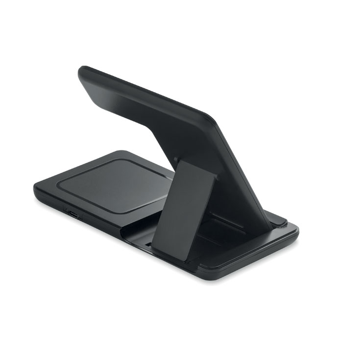 Faltbares 3in1 Ladegerät 15W DOCK3 Schwarz 5 Faltbares 3in1 Ladegerät 15W DOCK3 Schwarz – Bild 3