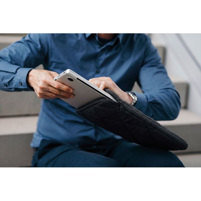 15" Laptop-Hülle Nylon KLYRO Schwarz 8 15" Laptop-Hülle Nylon KLYRO Schwarz – Bild 6