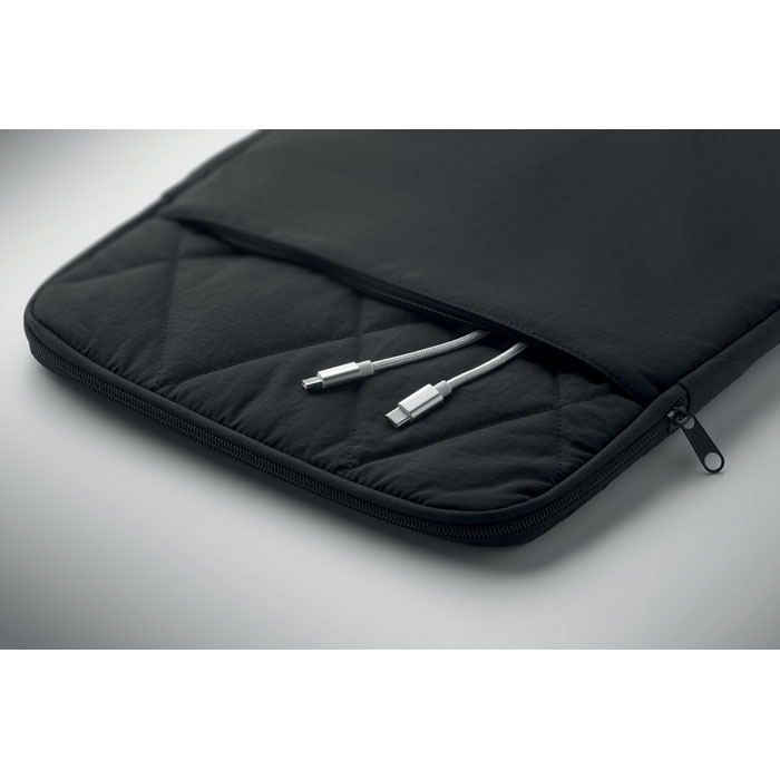 15" Laptop-Hülle Nylon KLYRO Schwarz 6 15" Laptop-Hülle Nylon KLYRO Schwarz – Bild 4